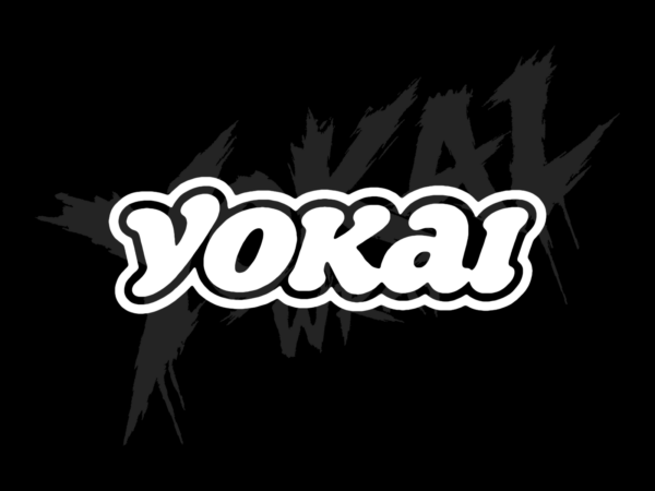 Naklejka YOKAI – Klasyczne Logo Bubble