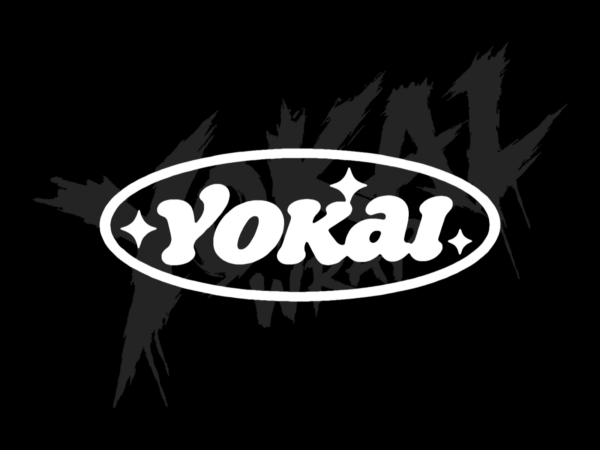 Naklejka YOKAI – Owal Retro