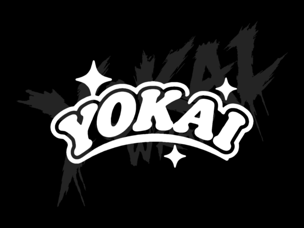Naklejka YOKAI – Łuk i Gwiazdy