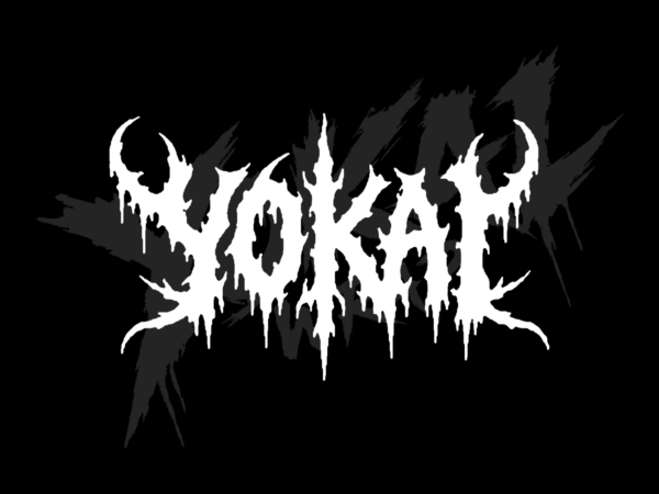 Naklejka YOKAI Deathmetal – Topniejący Logotyp