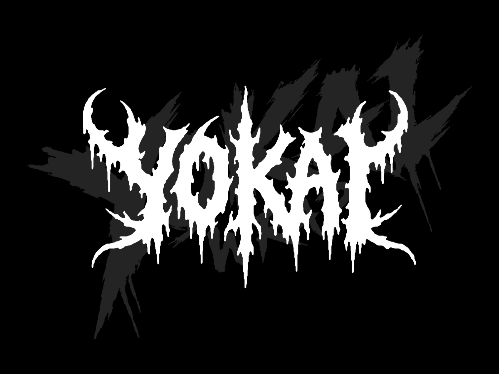 Naklejka YOKAI Deathmetal – Topniejący Logotyp