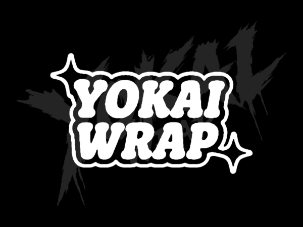 Naklejka YOKAI WRAP – Stacked Logo