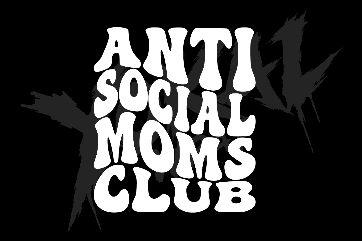 Naklejka Anti Social Moms Club