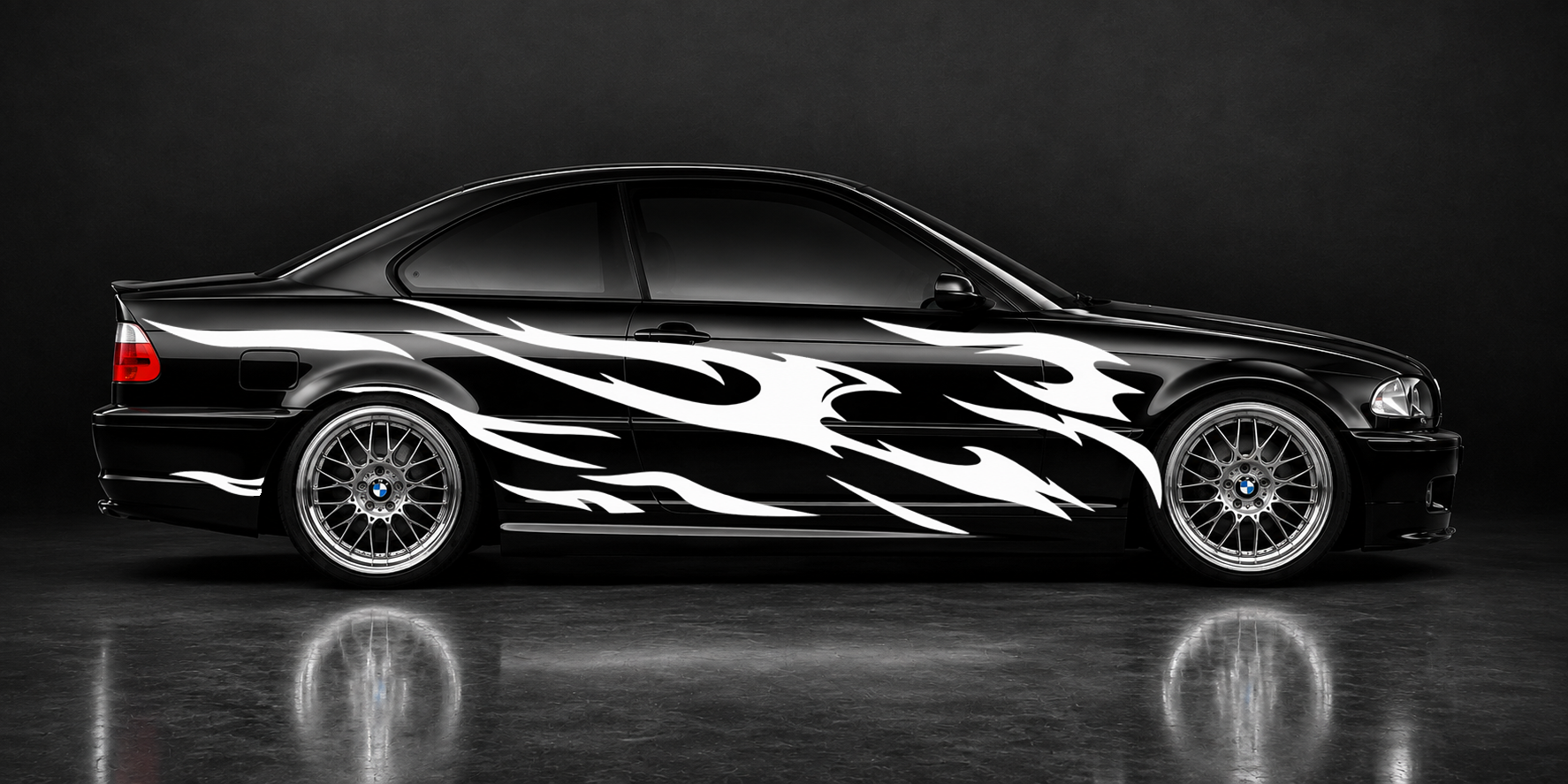 Street Flame - Livery kit na boki auta